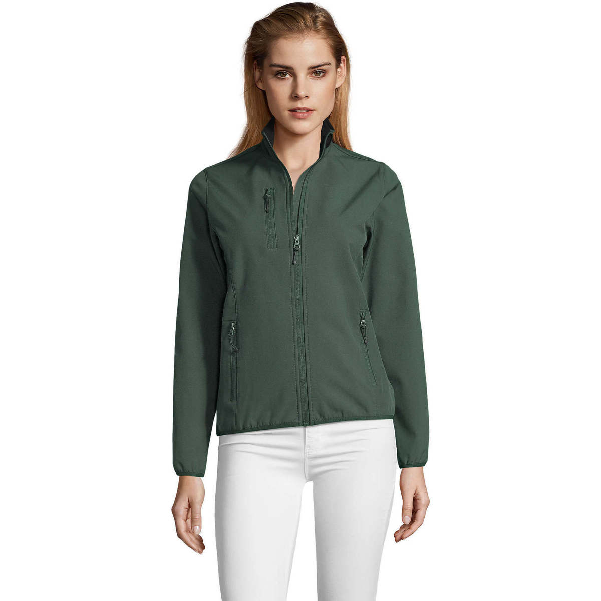Odjeća Žene
 Vjetrovke Sols CHAQUETA SOFTSHELL DE MUJER CON CREMALLERA CON ELASTANO Zelena