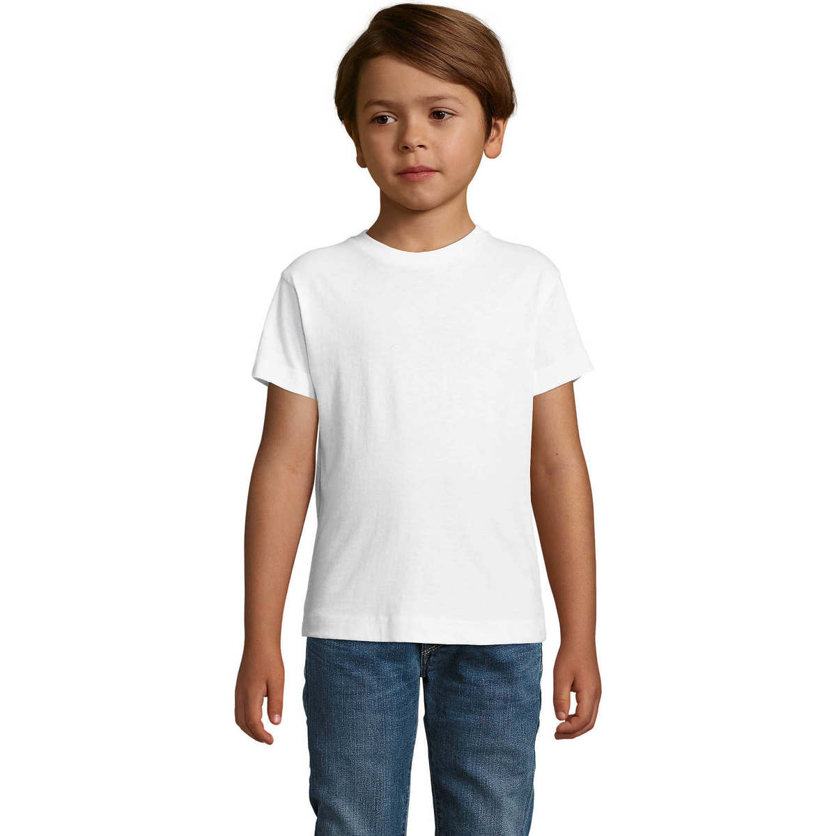 Odjeća Djeca Majice kratkih rukava Sols REGENT FIT CAMISETA MANGA CORTA Bijela