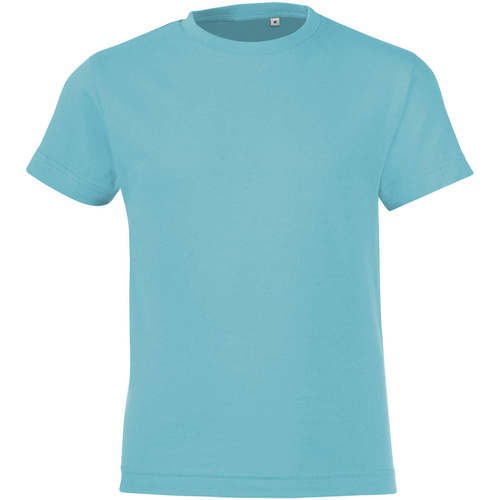 Sols REGENT FIT CAMISETA MANGA CORTA DE NIÑOS EN ALGODÓN Plava