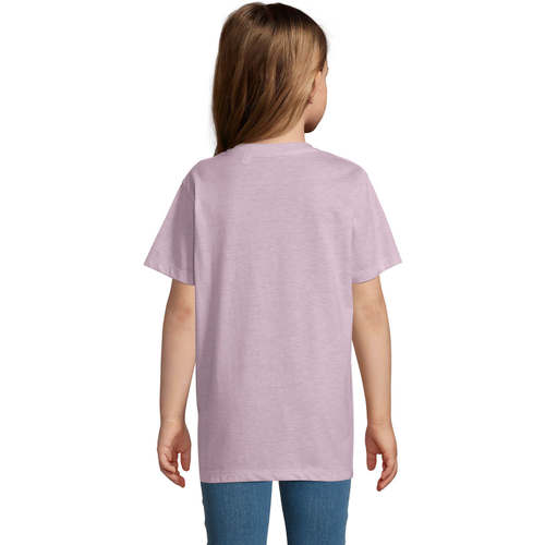 Sols REGENT FIT CAMISETA MANGA CORTA DE NIÑOS EN ALGODÓN Ružičasta