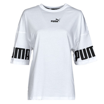 Odjeća Žene
 Majice kratkih rukava Puma PUMA POWER COLORBLOCK TEE Bijela