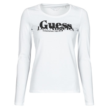 Odjeća Žene
 Majice dugih rukava Guess LS CN ASTRELLE TEE Bijela
