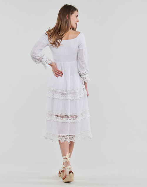 Guess 3 QTR SLV AMBERLEE DRESS Bijela