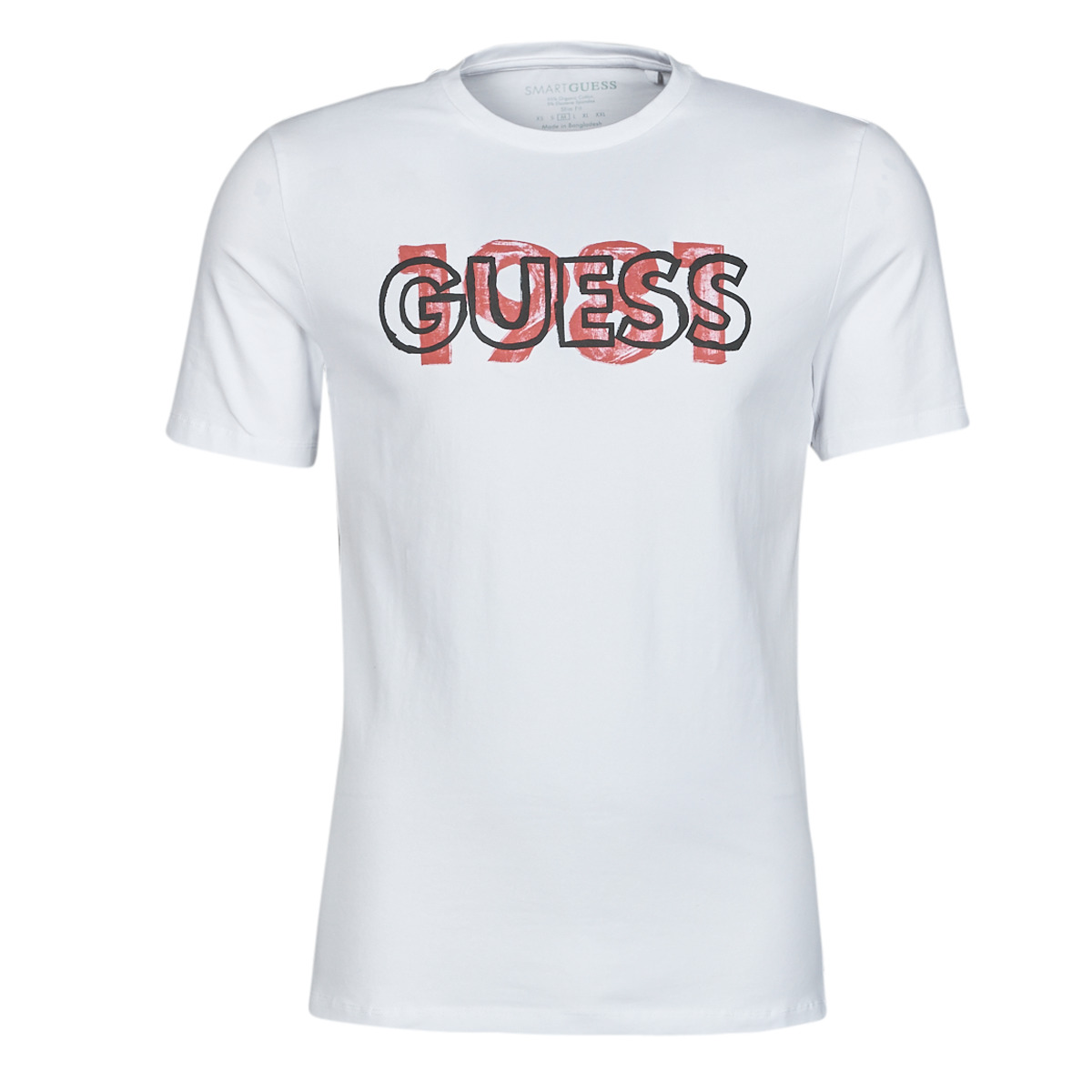 Odjeća Muškarci
 Majice kratkih rukava Guess ORWELL CN SS TEE Bijela