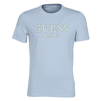 Odjeća Muškarci
 Majice kratkih rukava Guess POINT CN SS TEE Blue