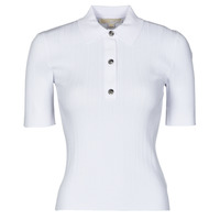 Odjeća Žene
 Polo majice kratkih rukava MICHAEL Michael Kors BUTTON POLO SWEATER Bijela