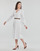 Odjeća Žene
 Duge haljine MICHAEL Michael Kors PALM EYELET KATE DRESS Bijela