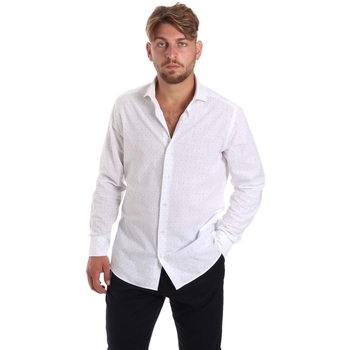 Odjeća Muškarci
 Košulje dugih rukava Les Copains 20P500 P3196SL Bijela