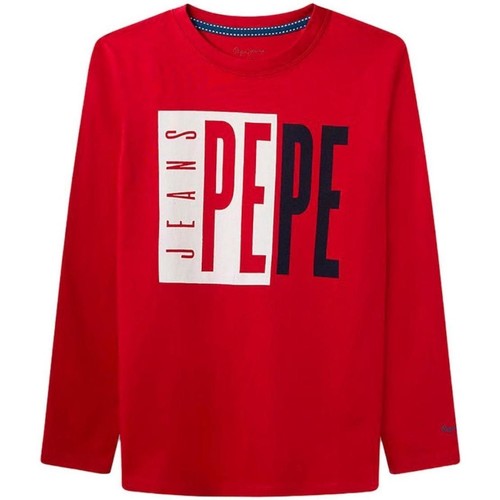 Odjeća Dječak
 Majice kratkih rukava Pepe jeans  Crvena