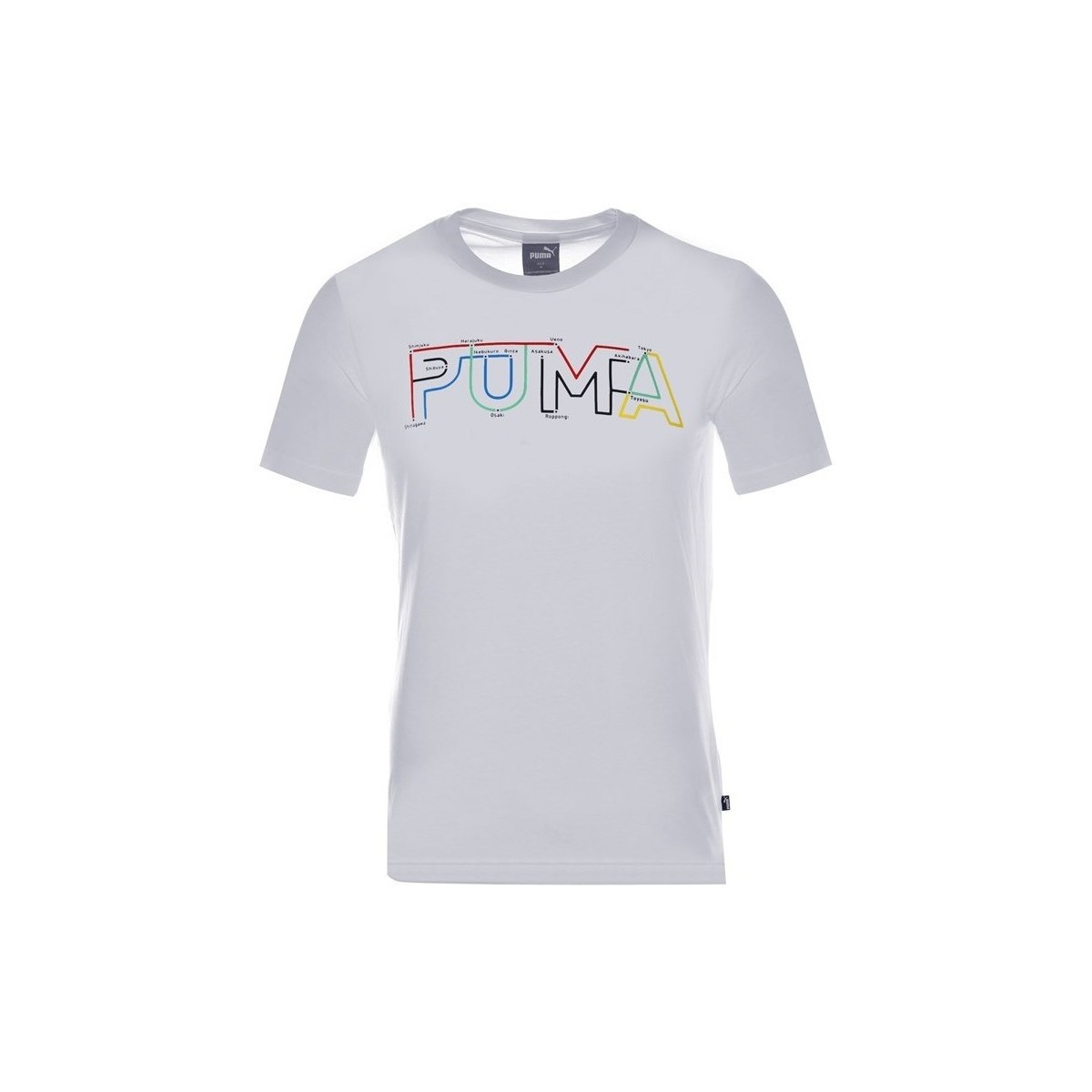 Odjeća Muškarci
 Majice kratkih rukava Puma Drycell Graphic Bijela