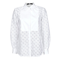 Odjeća Žene
 Košulje i bluze Karl Lagerfeld KL MONOGRAM LACE BIB SHIRT Bijela