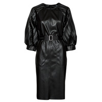 Odjeća Žene
 Kratke haljine Karl Lagerfeld FAUX LEATHER DRESS Crna