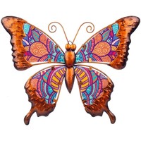 Dom Dekorativni predmeti  Signes Grimalt Slika Leptira Narančasta