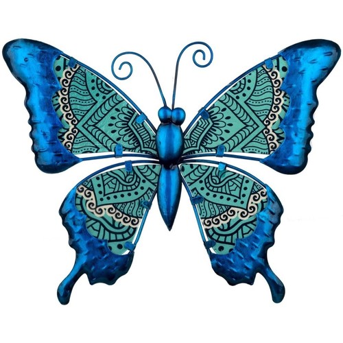 Dom Dekorativni predmeti  Signes Grimalt Slika Leptira Plava