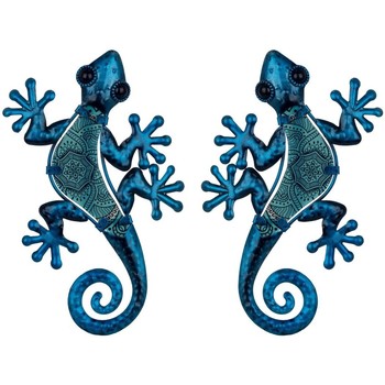 Dom Dekorativni predmeti  Signes Grimalt Slika Gušteri 2 Jedinice Blue