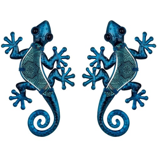Dom Dekorativni predmeti  Signes Grimalt Slika Gušteri 2 Jedinice Plava