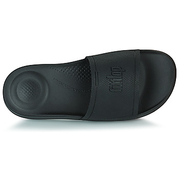 FitFlop Iqushion Pool Slide Tonal Rubber Crna