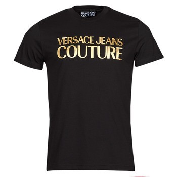 Odjeća Muškarci
 Majice kratkih rukava Versace Jeans Couture 72GAHT01 Crna / Gold