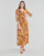 Odjeća Žene
 Duge haljine Naf Naf KSAHARA žuta / Narančasta