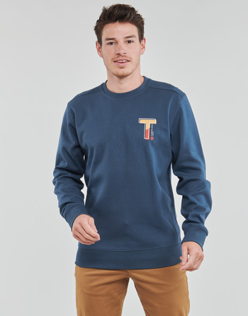 Odjeća Muškarci
 Sportske majice Timberland LEFT CHEST GRAPHIC INTERLOCK Blue