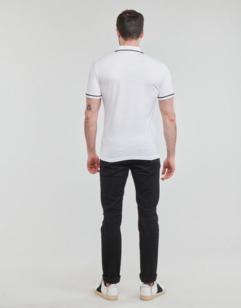 Calvin Klein Jeans TIPPING SLIM POLO Bijela / Crna