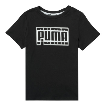 Odjeća Djevojčica Majice kratkih rukava Puma ALPHA TEE Crna