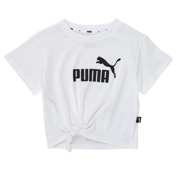 Odjeća Djevojčica Majice kratkih rukava Puma ESS LOGO KNOTTED TEE Ružičasta