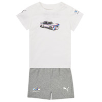 Odjeća Dječak
 Dječji kompleti Puma BMW MMS TODDLER SET Bijela / Siva
