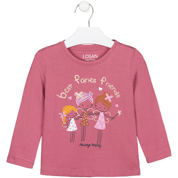 Odjeća Djevojčica Majice dugih rukava Losan 126-1009AL Ružičasta
