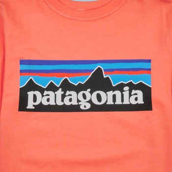 Patagonia BOYS LOGO T-SHIRT Koraljna