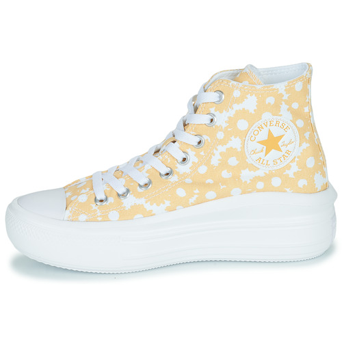 Converse Chuck Taylor All Star Move Floral Platform Lo-Fi Craft Hi žuta