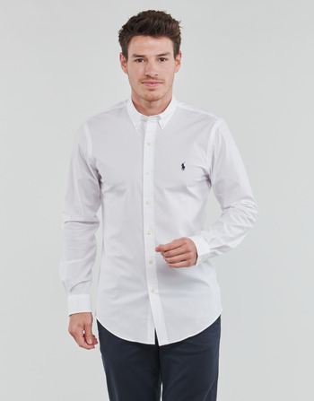 Odjeća Muškarci
 Košulje dugih rukava Polo Ralph Lauren ZSC11B Bijela