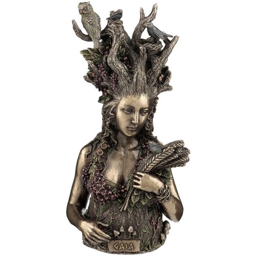 Dom Dekorativni predmeti  Signes Grimalt Slika Boginja Gaia Kaki