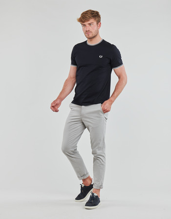 Fred Perry TWIN TIPPED T-SHIRT Tamno plava