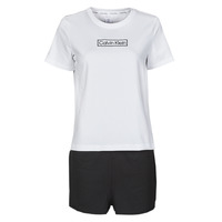 Odjeća Žene
 Pidžame i spavaćice Calvin Klein Jeans PYJAMA SET SHORT Crna / Bijela