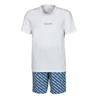 Odjeća Muškarci
 Pidžame i spavaćice Calvin Klein Jeans SHORT SET Bijela