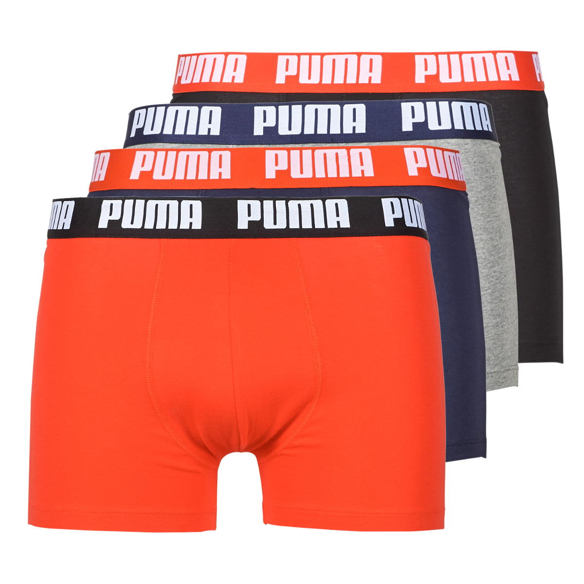 Donje rublje Muškarci
 Bokserice Puma PUMA BASIC X4 Tamno plava   / Crna / Crvena / Siva