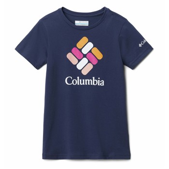 Odjeća Djevojčica Majice kratkih rukava Columbia MISSION LAKE SS GRAPHIC SHIRT Blue