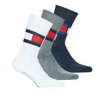 Donje rublje Sportske čarape Tommy Hilfiger SOCK X3 Bijela / Siva