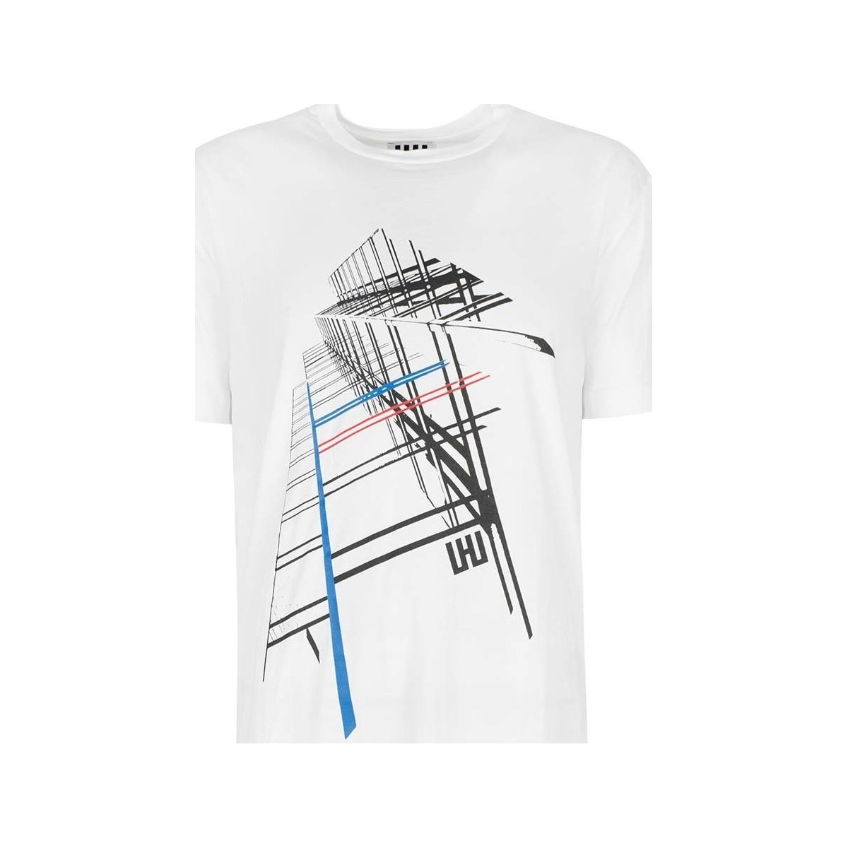 Odjeća Muškarci
 Majice kratkih rukava Les Hommes URG820P UG814 | Oversized T-Shirt Bijela