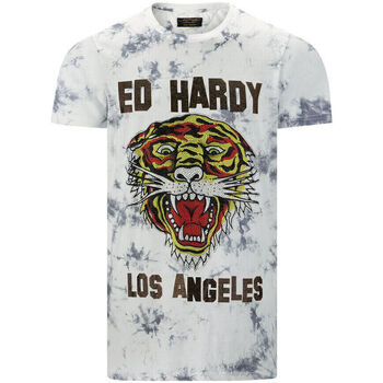 Odjeća Muškarci
 Majice kratkih rukava Ed Hardy Los tigre t-shirt white Bijela