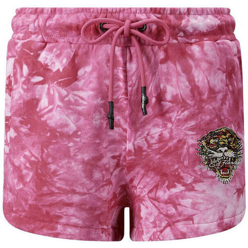 Odjeća Žene
 Bermude i kratke hlače Ed Hardy Los tigre runner short hot pink Ružičasta
