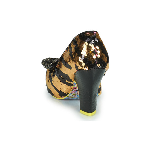 Irregular Choice Nick of Time Crna / Gold