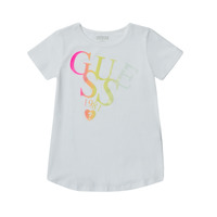 Odjeća Djevojčica Majice kratkih rukava Guess BRIANCO Bijela
