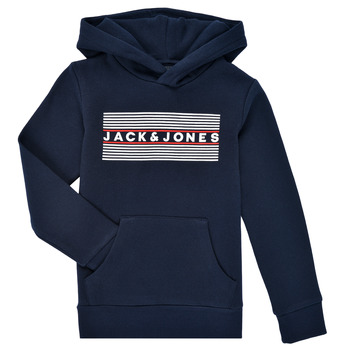 Odjeća Dječak
 Sportske majice Jack & Jones JJECORP LOGO SWEAT HOOD Blue