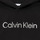 Odjeća Djevojčica Sportske majice Calvin Klein Jeans INSTITUTIONAL SILVER LOGO HOODIE Crna