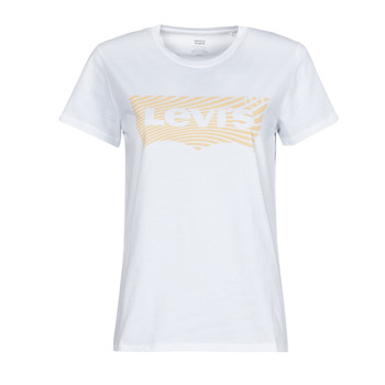 Odjeća Žene
 Majice kratkih rukava Levi's THE PERFECT TEE Wavy / Bw / Fill / Bijela