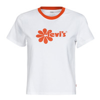 Odjeća Žene
 Majice kratkih rukava Levi's GRAPHIC JORDIE TEE Poster / Chest / Hit / Bijela / Smalt / Narančasta / Rib
