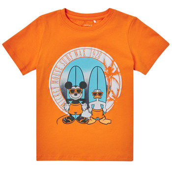 Odjeća Dječak
 Majice kratkih rukava Name it NMMMICKEY MICAH Narančasta