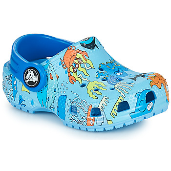 Obuća Dječak
 Klompe Crocs Classic Pool Party Clog T Blue / Multicolour